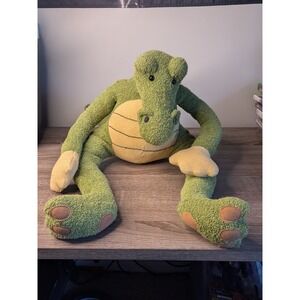 Manhattan Toy Terry Cloth Alligator Plush Stuff Animal Crocodile Floppy Big 25"‎